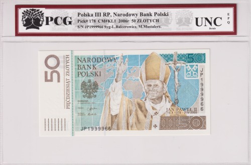 Polska III RP 50 Złotych CM-KL1 P-178 2006 PCG UNC A.jpg