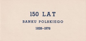 150 years Bank of Poland 1828-1978