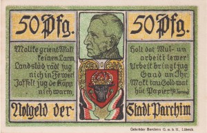 Parchim 50 Pf G-P4.6 1.10.1921 aUNC