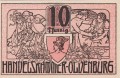 Oldenburg 10 Pf G-O19.5 1.12.1918 aUNC A.jpg