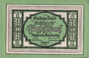 Straubing 25 Pf G-S119.6 1.1918-1.1.1921 aUNC