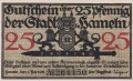 Hameln 25 Pf G-H8.3 1.7.1918 aUNC A.jpg