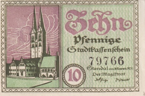 Stendal 10 Pf G-S109.4 30.11.1920 aUNC A.jpg