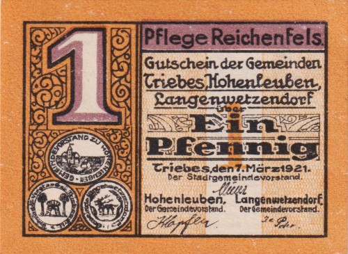 Triebes 1 Pf G-T26 7.3.1921 aUNC A.jpg
