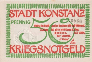 Konstanz 50 Pf G-K44.2 7.1919  aUNC 