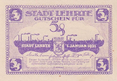 Lehrte 5 Pf G-L30.1 1.1.1921 A.jpg