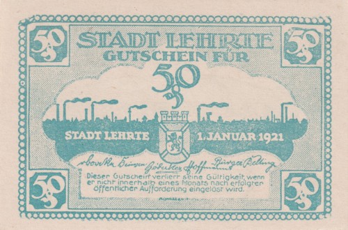 Lehrte 50 Pf G-L30.1 1.1.1921 A.jpg