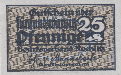 Rochlitz 25 Pf G-R31.9a 30.9.1921 UNC A.jpg
