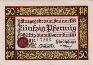 Rottweil 50 Pf G-R51 1.1918-31.12.1919 AU/UNC 
