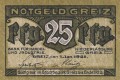 Greiz 25 Pf  1.1.1921-1922 aUNC A.jpg