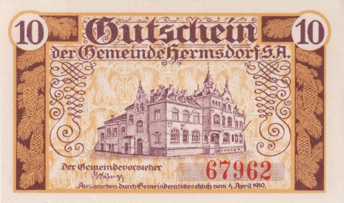 Hermsdorf 10 Pf G-H29 4.4.1919 UNC A.jpg