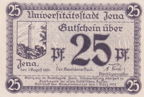 Jena 25 Pf G-J6.4 1.8.1920 aUNC A.jpg