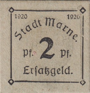 Marne 2 Pf G-M17.1c 1920 UNC 