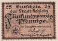 Schleiz 25 Pf G-S31.4 25.8.1919 UNC A.jpg