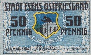  Esens 50 Pf G-E29.3  UNC