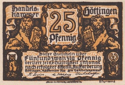 Gottingen 25 Pf G-G25.6 19.11.1920 UNC A.jpg