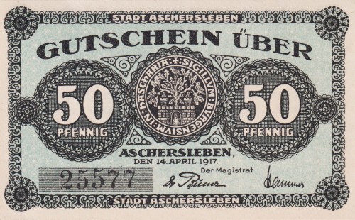 Aschersleben 50 Pf G-A29.3 14.4.1917 aUNC A.jpg