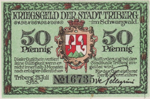 Triberg 50 Pf G-T24.3 25.7.1918 aUNC A.jpg