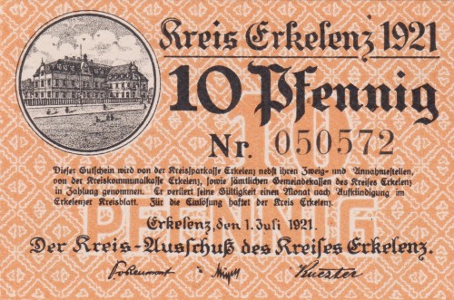 Erkelenz 10 Pf G-E24.12 1.7.1921 UNC A.jpg