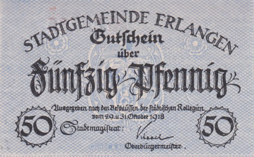 Erlangen 50 Pf G-E25.1 2931.10.1918 UNC A.jpg
