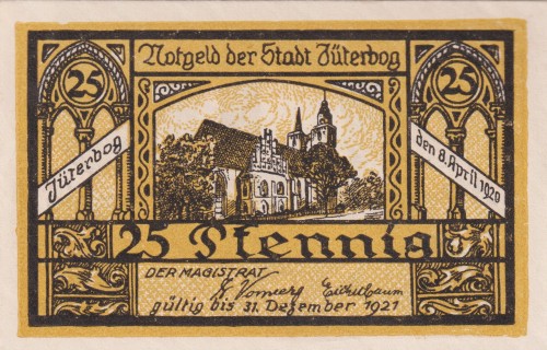 Juterbog 25 Pf G-J11.6 8.4.1920-31.12.1921 aUNC A.jpg