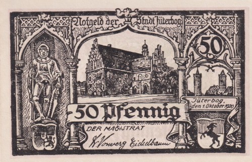 Juterbog 50 Pf G-J11.7 1.10.1920 aUNC A.jpg