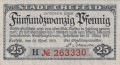 Crefeld 25 Pf G-C29.6a 22.4.1920-31.3.1922 aUNC A.jpg
