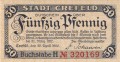 Crefeld 50 Pf G-C29.6b 22.4.1920-31.3.1922 aUNC A.jpg