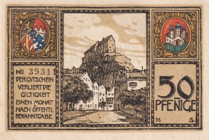 Burghausen 50 Pf G-B105 1918 aUNC