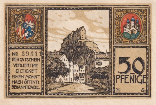 Burghausen 50 Pf G-B105 1918 aUNC A.jpg