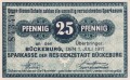Buckeburg 25 Pf G-B97.1 1.7.1917 aUNC A.jpg