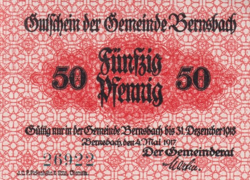 Bernsbach 50 Pf  G-B35.1 4.5.1917-31.12.1918 UNC A.jpg