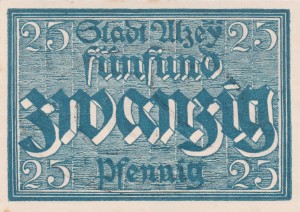 Alzey 25 Pf G-A13.3 UNC 