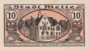 Melle 10 Pf  G-M27.7a 15.11.1920 aUNC
