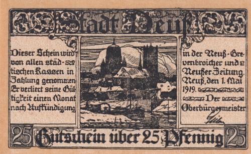 Neuss 25 Pf G-N25.5 1.5.1919 UNC A.jpg