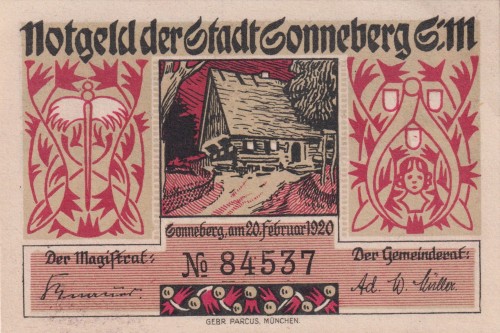Sonneberg 50 Pf G-S88.4c 20.2.1920 aUNC A.jpg