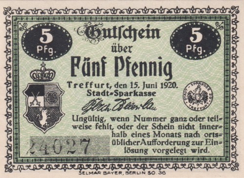 Treffurt 5 Pf G-T20.6 15.6.1920 UNC A.jpg
