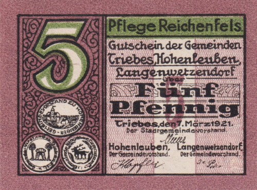 Triebes 5 Pf G-T26 7.3.1921 UNC A.jpg