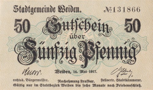Weiden 50 Pf G-W18.1 14.5.1917 UNC A.jpg