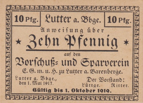 Lutter Barenberge 10 Pf 1.5.1917-1.10.1919 UNC A.jpg