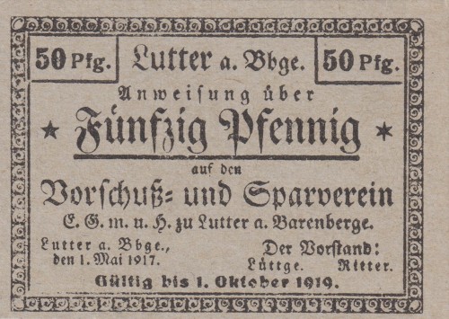 Lutter Barenberge 50 Pf 1.5.1917-1.10.1919 UNC A.jpg