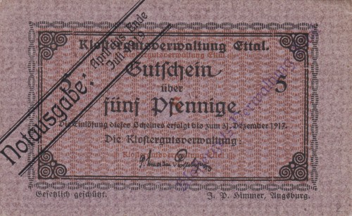 Klosterguts Ettal 5 Pf aUNC A.jpg