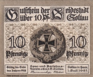 Soltau 10 Pf 1.7.1921-1922 UNC