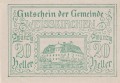 Weisskirchen 20 Heller 30.12.1920 AUUNC A.jpg