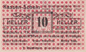 Austria Kassenschein 10 Heller 1.1.1920-31.12.1920 VG
