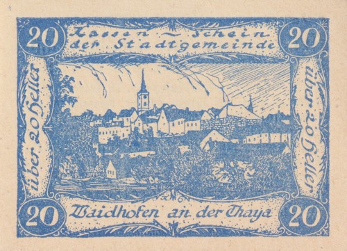 Kassenschein Waidhofen 20 Heller 1.6.1920-31.12.1920 aUNC A.jpg
