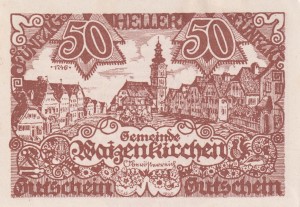 Austria Waizenkirchen 50 Heller 21.4.1920-31.12.1920 XF