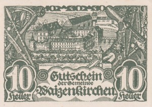 Austria Waizenkirchen 10 Heller 21.4.1920-31.12.1920 aUNC
