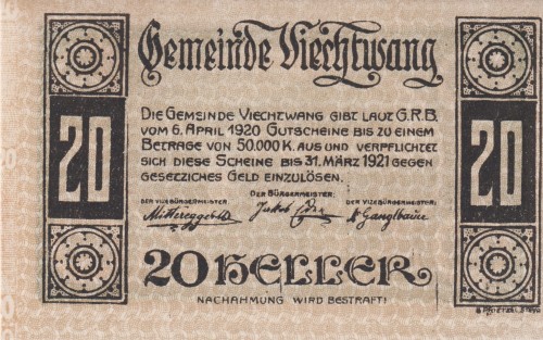 Viechtwang 20 Heller 6.4.1920-31.3.1921 aUNC A.jpg