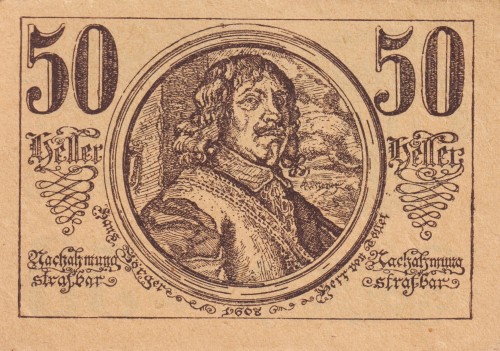 St. Georgen und Tollet 50 Heller 1920-30.6.1921 AUUNC A.jpg
